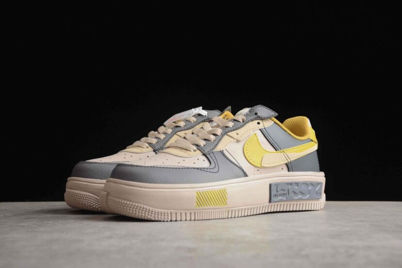 Air Force 1 Fontanka Low Dark Wolf Grey Yellow