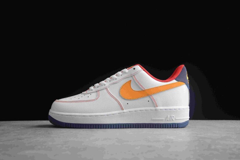 Air Force 1 Low Navy Blue White Orange