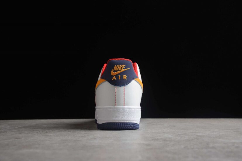 Air Force 1 Low Navy Blue White Orange