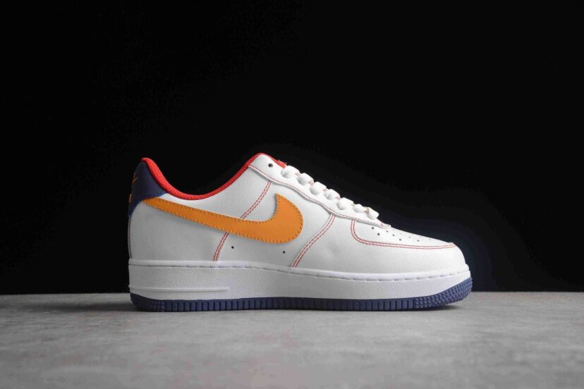 Air Force 1 Low Navy Blue White Orange