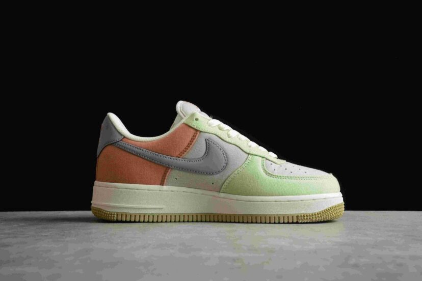 Air Force 1 Low Grey Green Orange
