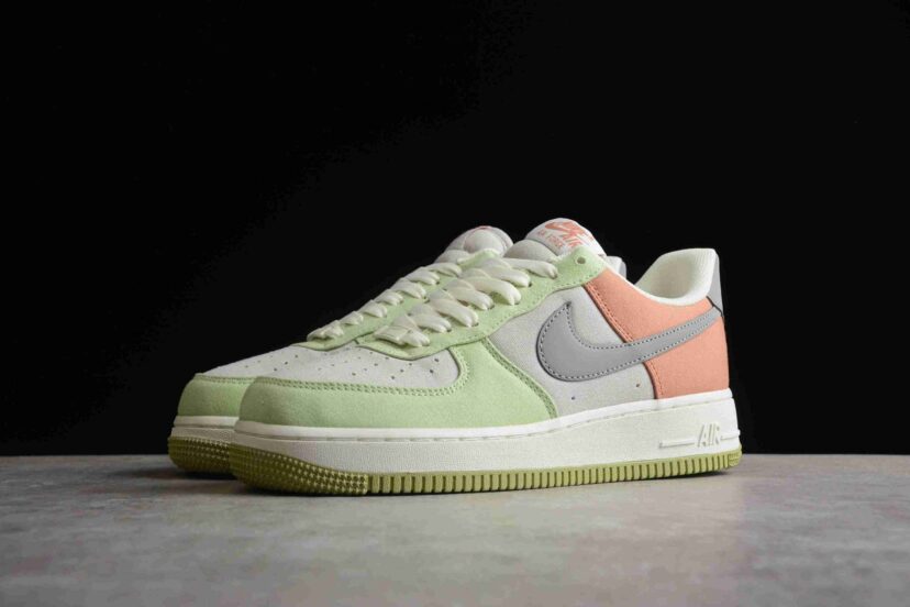 Air Force 1 Low Grey Green Orange