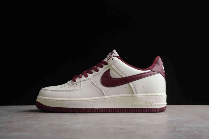 Air Force 1 Low White Wine Red