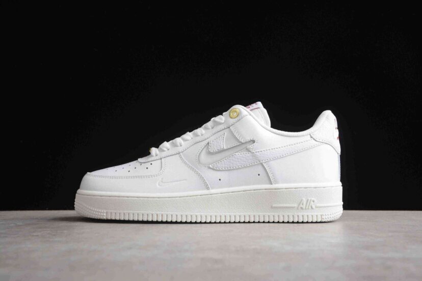 Air Force 1 Premium White Sail Team Red