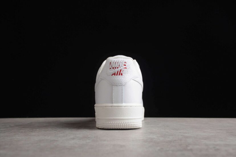 Air Force 1 Premium White Sail Team Red