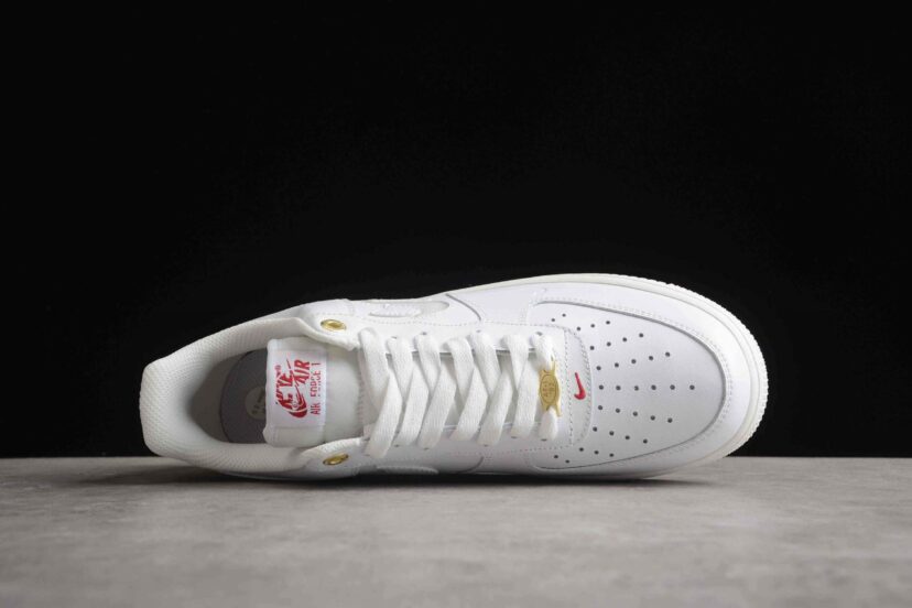 Air Force 1 Premium White Sail Team Red