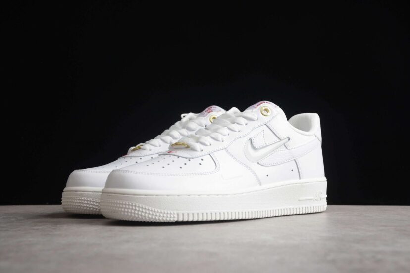 Air Force 1 Premium White Sail Team Red