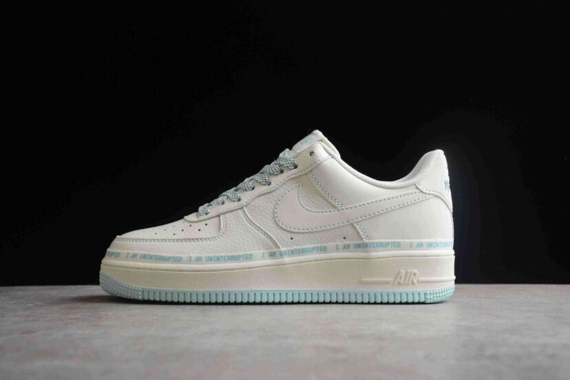 Uninterrupted x Air Force 1 07 White Light Blue