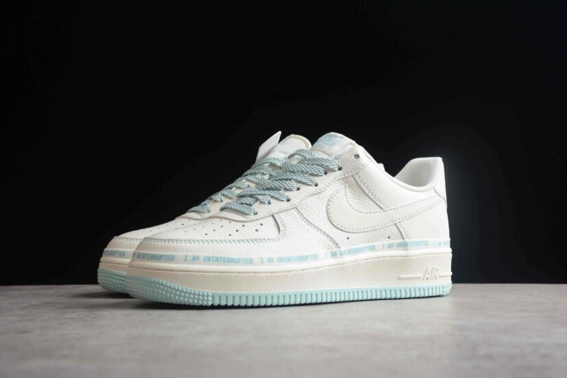 Uninterrupted x Air Force 1 07 White Light Blue