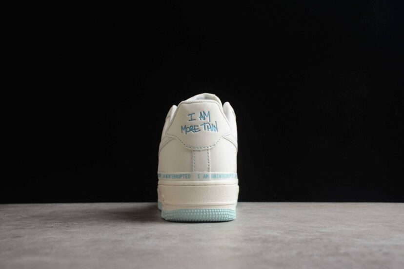 Uninterrupted x Air Force 1 07 White Light Blue
