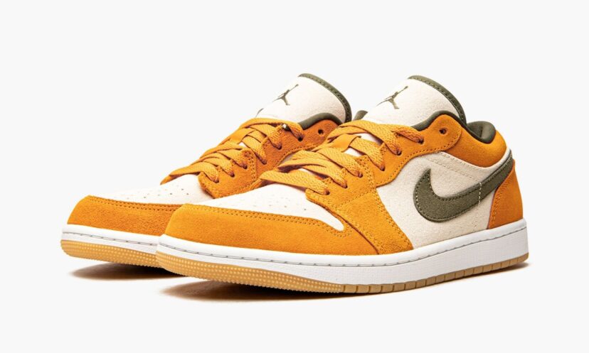 Air Jordan 1 Low SE Orange/ Olive