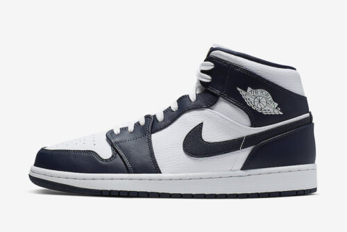 6abca76a48948_1 Air Jordan 1 Mid In Navy And Gold