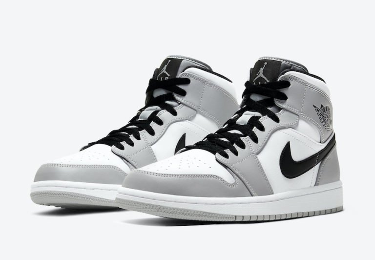 Air Jordan 1 Mid Light Smoke Grey