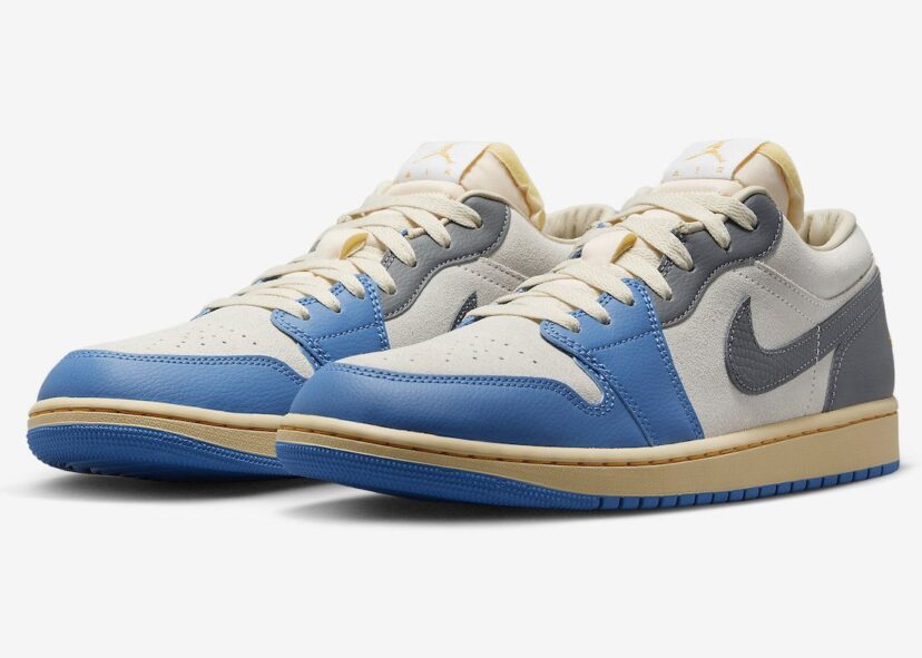 Air Jordan 1 Low Vintage UNC Grey University Blue