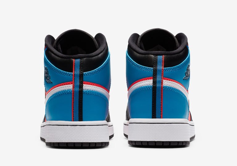 Air Jordan 1 Mid  Tri-Color Ribbons