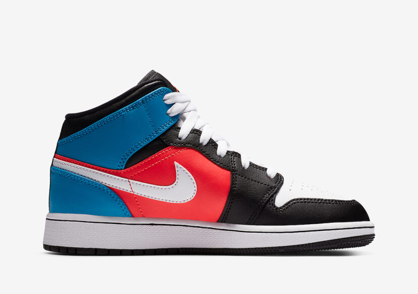 Air Jordan 1 Mid  Tri-Color Ribbons