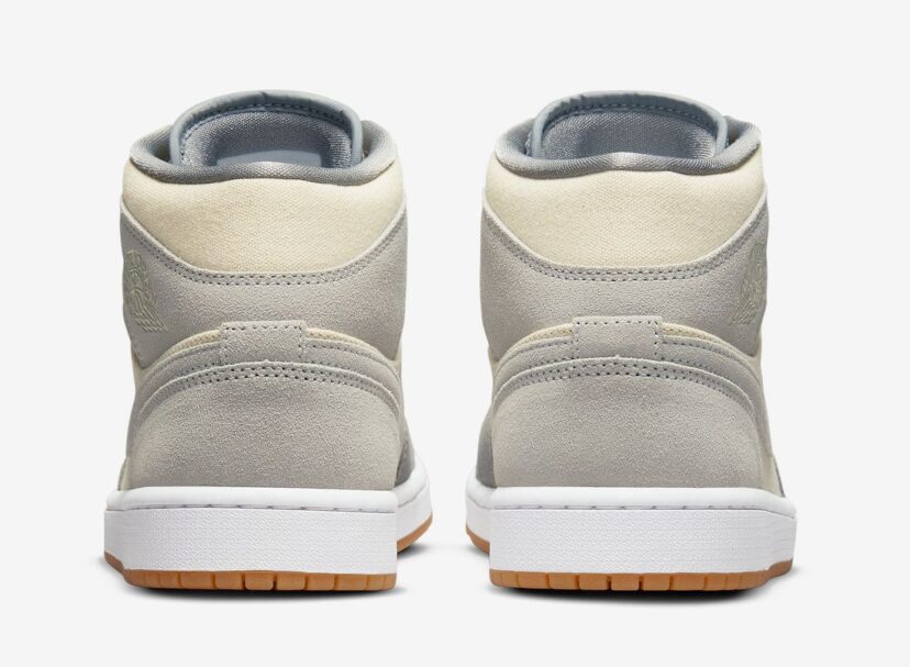 Air Jordan 1 Mid Canvas Grey