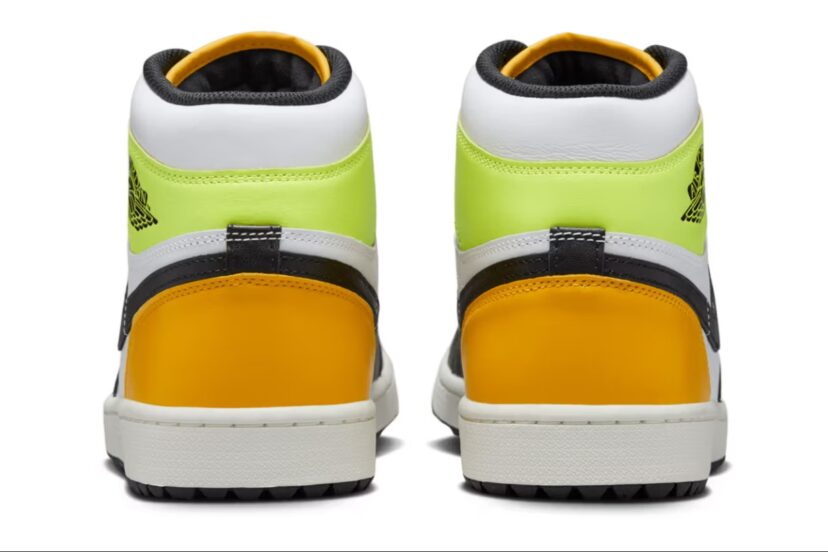 Air Jordan 1 Retro High Golf White University Gold Volt Black