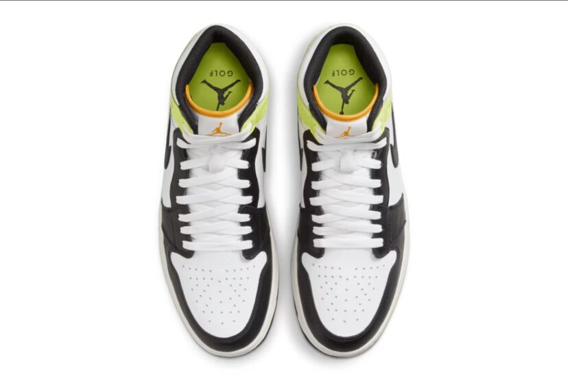 Air Jordan 1 Retro High Golf White University Gold Volt Black