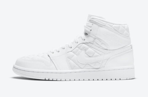 Air Jordan 1 Mid SE White Quilted