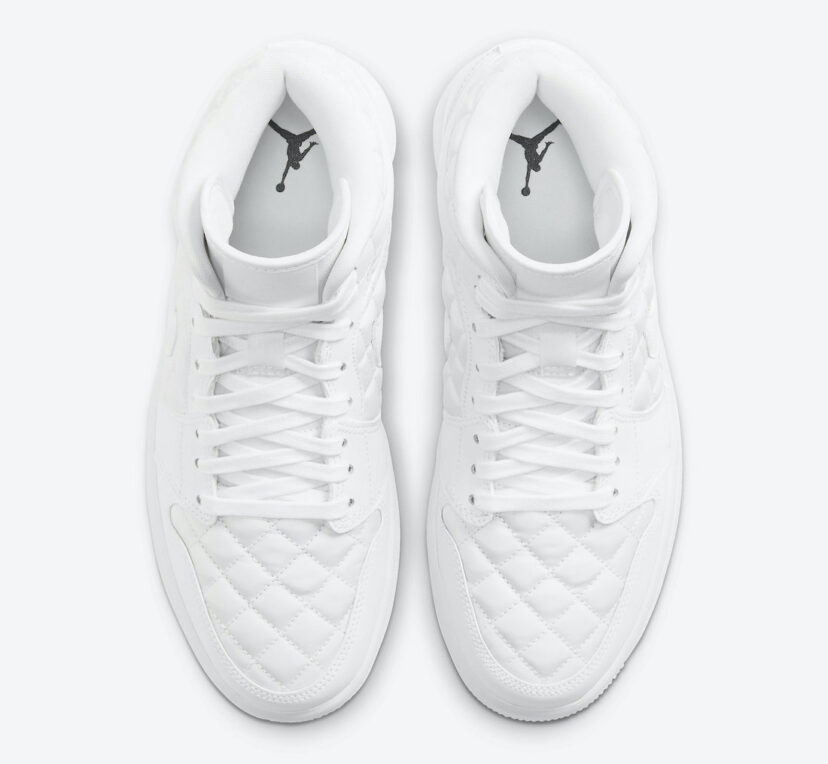 Air Jordan 1 Mid SE White Quilted