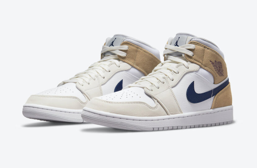 Air Jordan 1 Mid Tan Suede
