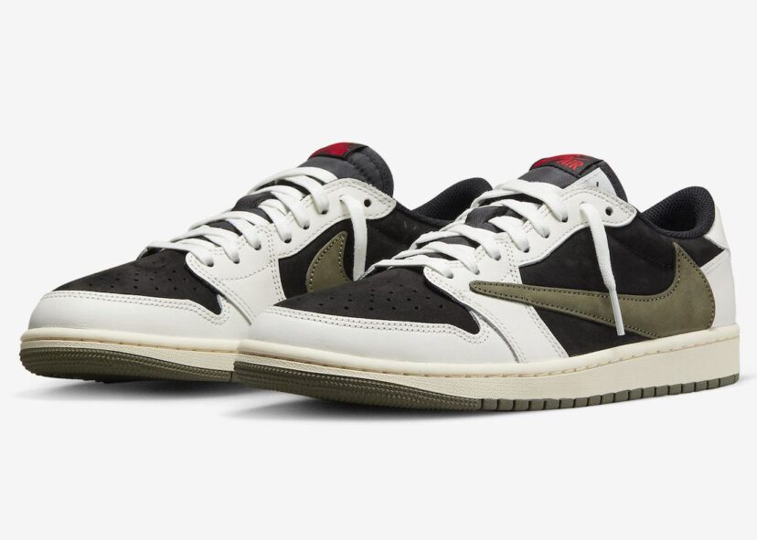 Travis Scott x Air Jordan 1 Low OG Medium Olive
