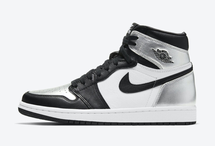 Women Air Jordan 1 High OG WMNS Silver Toe