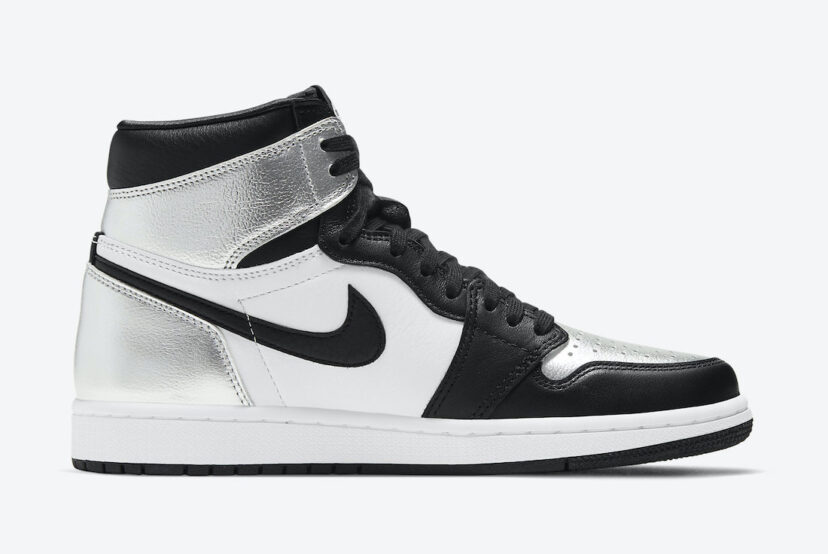 Women Air Jordan 1 High OG WMNS Silver Toe