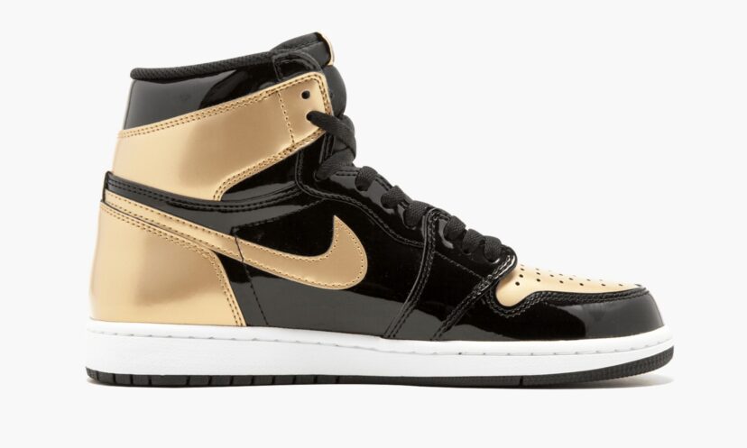 Jordan 1 Retro High NRG Patent Gold Toe
