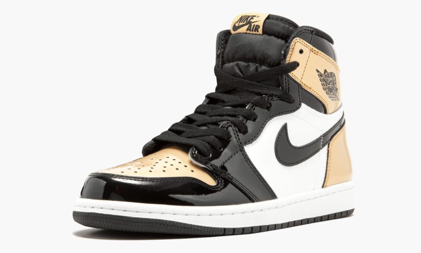 Jordan 1 Retro High NRG Patent Gold Toe