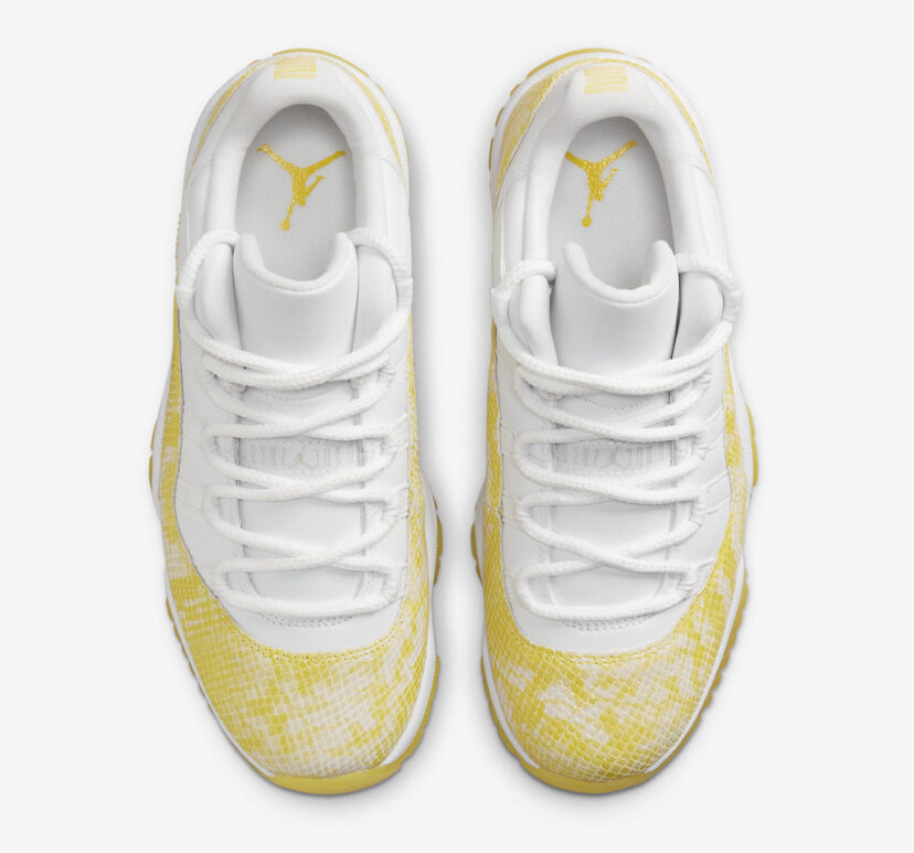 Air Jordan 11 Low WMNS Yellow Snakeskin