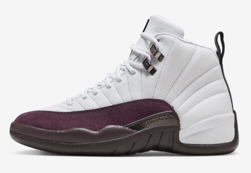 A Ma Maniere x Air Jordan 12 White Burgundy Crush