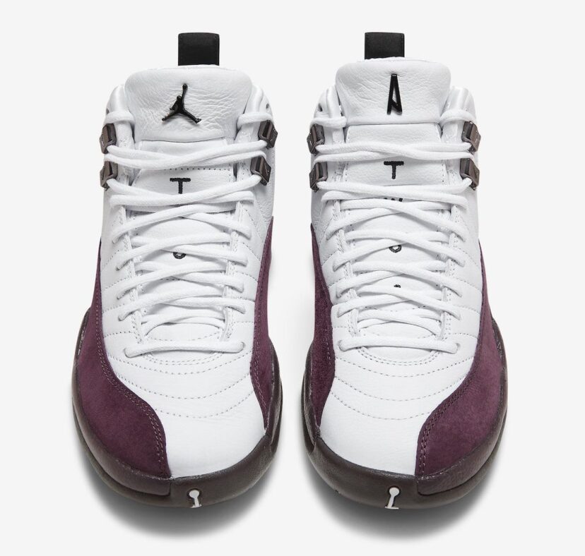 A Ma Maniere x Air Jordan 12 White Burgundy Crush