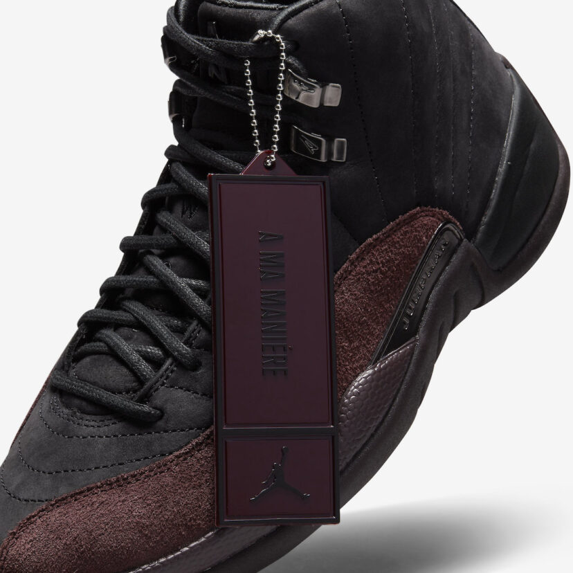 A Ma Maniere x Air Jordan 12 Black Burgundy Crush