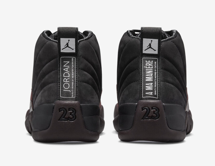 A Ma Maniere x Air Jordan 12 Black Burgundy Crush