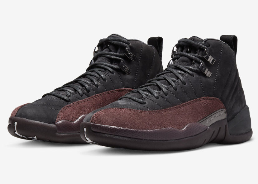 A Ma Maniere x Air Jordan 12 Black Burgundy Crush