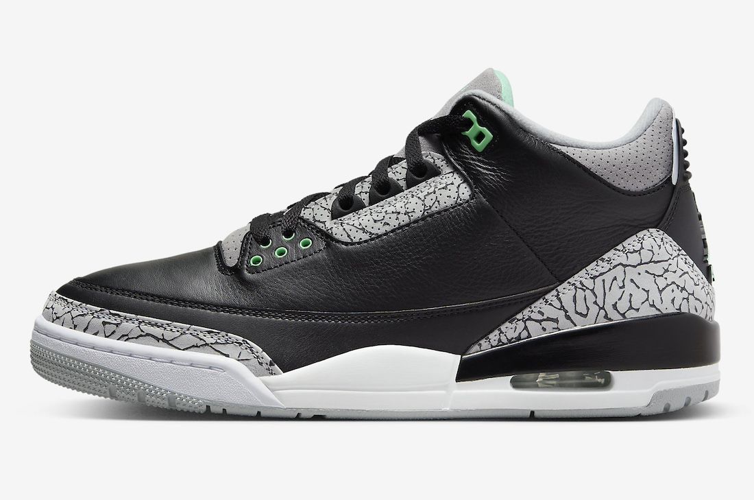 Air Jordan 3 Green Glow