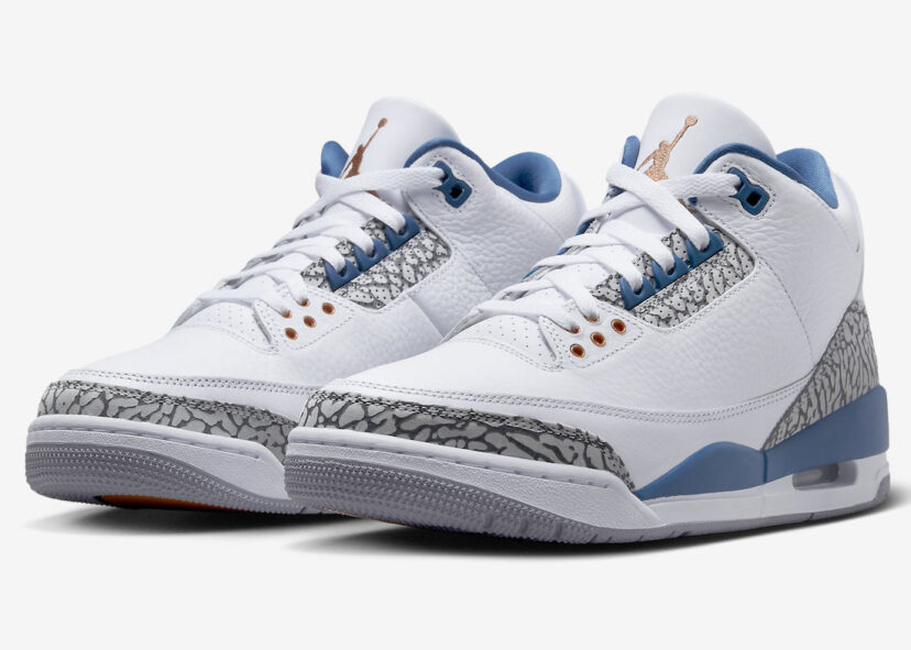 Air Jordan 3 Wizards White True Blue