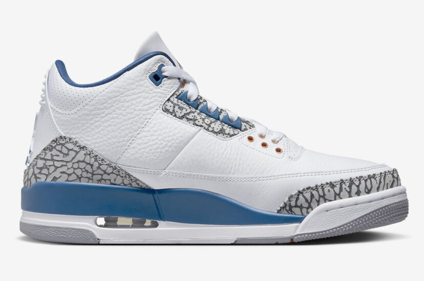 Air Jordan 3 Wizards White True Blue