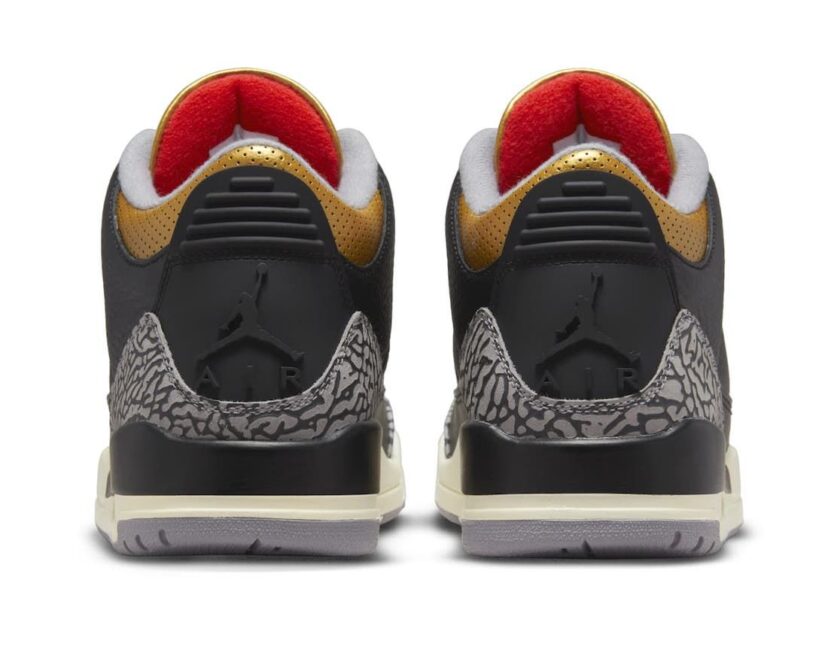 Women Air Jordan 3 WMNS Black Gold