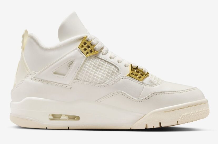Air Jordan 4 Metallic Gold