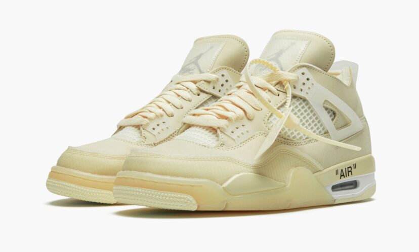 Air Jordans 4 Sail OW