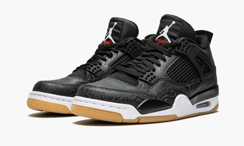 Jordan 4 Retro Laser Black Gum