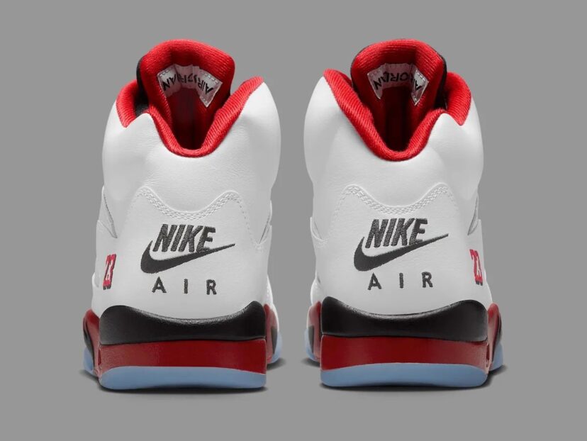 Air Jordan 5 Fire Red Black Tongue 2025