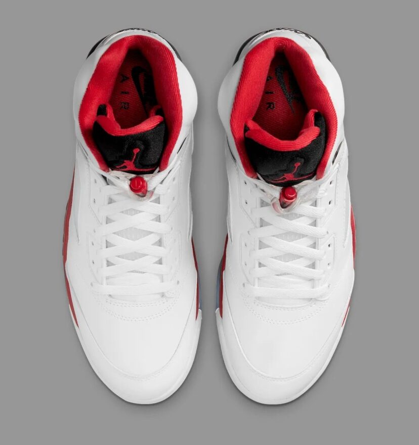 Air Jordan 5 Fire Red Black Tongue 2025