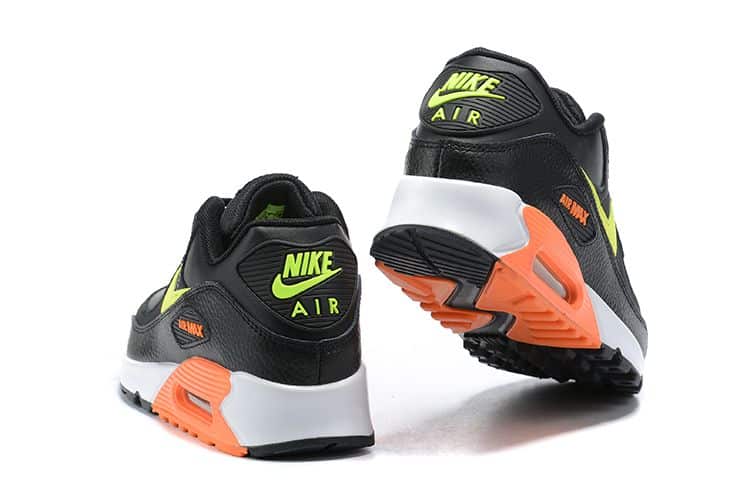 Air Max 90 Black Total Orange Ghost Green