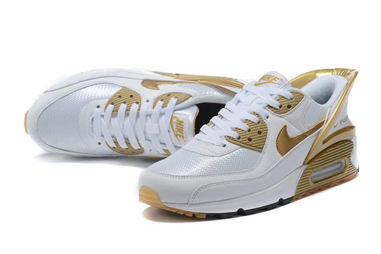 Air Max 90 Flyease White Gold