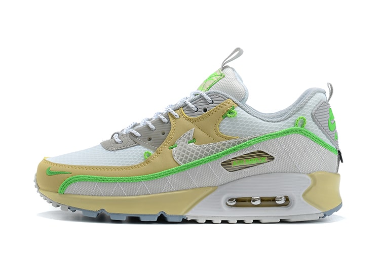 Air Max 90 Light Bone Neon Green