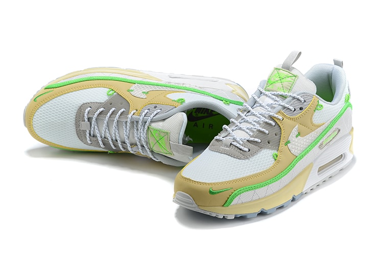 Air Max 90 Light Bone Neon Green